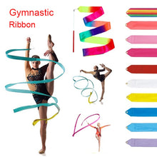 Charger l'image dans la galerie, 2 Meters 4 Meters Colorful Gym Ribbons Dance Ribbon Rhythmic Art Gymnastics Ballet Streamer Twirling Rod Stick Training C