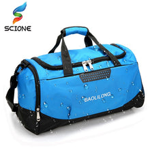Charger l'image dans la galerie, Large Sports Gym Bag With Shoes Pocket Men/Women Outdoor Waterproof Fitness Training Duffle Bag Travel Yoga Handbag
