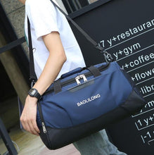 Charger l'image dans la galerie, Large Sports Gym Bag With Shoes Pocket Men/Women Outdoor Waterproof Fitness Training Duffle Bag Travel Yoga Handbag