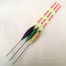 Charger l'image dans la galerie, 3Pcs Fishing Float Bobber High Sensitivity Float Marked Bold Tail Fir Wood Fluorescent Fishing Light Float Fishing Accessories