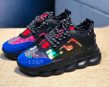 Charger l'image dans la galerie, Chain Reaction sneakes designer Sneakers Mens Women sport shoes leather Casual Shoes Trainer Lightweight sole with box