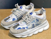 Charger l'image dans la galerie, Chain Reaction sneakes designer Sneakers Mens Women sport shoes leather Casual Shoes Trainer Lightweight sole with box