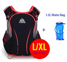 Charger l'image dans la galerie, AONIJIE 5L Women Men Bag Marathon Hydration Vest Pack for 1.5L Water Bag Cycling Hiking Bag Outdoor Sport Running Backpack