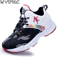 Charger l'image dans la galerie, High Quality Top Soft Non-slip Kids Sneakers Thick Sole Boys Basketball Shoes Children Sport Shoes Outdoor Boy Trainer Basket