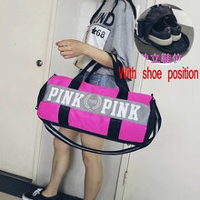 Charger l&#39;image dans la galerie, 2019 New Cheap Sequins Black Gym Bag Women Shoe Compartment Waterproof Sport Bags For Fitness Training Yoga Bolsa Sac De Sport
