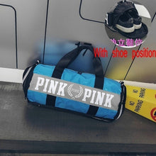 Charger l&#39;image dans la galerie, 2019 New Cheap Sequins Black Gym Bag Women Shoe Compartment Waterproof Sport Bags For Fitness Training Yoga Bolsa Sac De Sport
