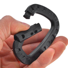 Charger l&#39;image dans la galerie, Carabiner Climb Clasp Clip Hook Backpack Molle System D Buckle Military Outdoor Bag Camping Climbing Accessories
