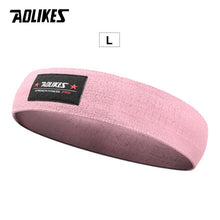 Charger l&#39;image dans la galerie, AOLIKES Unisex Booty Band Hip Circle Loop Resistance Band Workout Exercise for Legs Thigh Glute Butt Squat Bands Non-slip Design
