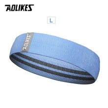 Charger l&#39;image dans la galerie, AOLIKES Unisex Booty Band Hip Circle Loop Resistance Band Workout Exercise for Legs Thigh Glute Butt Squat Bands Non-slip Design
