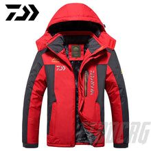 Charger l&#39;image dans la galerie, DAIWA Fishing Clothing Winter Autumn Winter Waterproof Warm Fishing Jackets Men Fleece Thick Outdoor Fishing Shirts M-9XL
