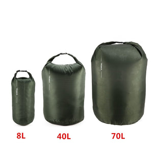 8L 40L 70L Portable Swimming Bag Waterproof Dry Bag Sack Storage Pouch Bag for Camping Hiking Swimming Trekking Boating Use