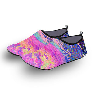 Men Women Water Shoes Swimming Socks Printing Color Summer Aqua Beach Sneakers Seaside Sneaker Socks Slippers For Men Women