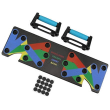 Charger l&#39;image dans la galerie, 9 in 1 Push Up Rack Board Men Women Comprehensive Fitness Exercise Push-up Stands Body Building Training System Home Equipment
