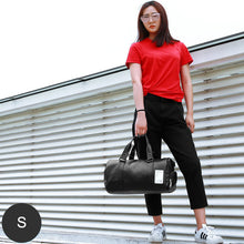 Charger l&#39;image dans la galerie, Gym Bag Leather Sports Bags Big Men Training Tas for Shoes Lady Fitness Yoga Travel Luggage Shoulder Black Sac De Sport XA512WD
