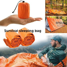 Charger l&#39;image dans la galerie, Outdoor  Life Bivy Emergency Sleeping Bag Thermal Keep Warm Waterproof Mylar First Aid Emergency Blanke Camping Survival Gear
