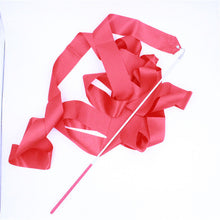 Charger l&#39;image dans la galerie, Colorful 2 Meters 4 Meters Gym Ribbons Dance Ribbon Fitness Rhythmic Art Gymnastic Ballet Streamer Twirling Rod Stick Training F
