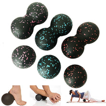 Charger l&#39;image dans la galerie, 16*8CM EPP Fitness Ball Double Lacrosse Massage Ball Mobility Peanut Ball for Self-Myofascial Release Deep Tissue Massage Tool
