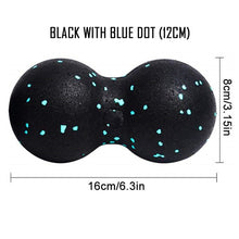 Charger l&#39;image dans la galerie, 16*8CM EPP Fitness Ball Double Lacrosse Massage Ball Mobility Peanut Ball for Self-Myofascial Release Deep Tissue Massage Tool
