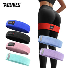 Charger l&#39;image dans la galerie, AOLIKES Unisex Booty Band Hip Circle Loop Resistance Band Workout Exercise for Legs Thigh Glute Butt Squat Bands Non-slip Design
