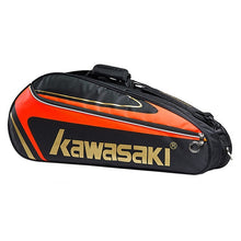 Charger l&#39;image dans la galerie, Racket Badminton Bag Waterproof Single Shoulder Squash Racquet Team Sports Bags Can Hold 3 Rackets With Shoe Bag Men

