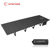 Charger l&#39;image dans la galerie, Hitorhike Camping Cot Compact Folding Cot Bed for Outdoor Backpacking Camping Cot Bed  Ultralight Folding Tent
