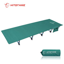 Charger l&#39;image dans la galerie, Hitorhike Camping Cot Compact Folding Cot Bed for Outdoor Backpacking Camping Cot Bed  Ultralight Folding Tent

