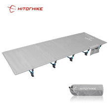 Charger l&#39;image dans la galerie, Hitorhike Camping Cot Compact Folding Cot Bed for Outdoor Backpacking Camping Cot Bed  Ultralight Folding Tent
