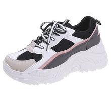 Charger l&#39;image dans la galerie, PU Running Shoes for Sneakers Women Scarpe Donna Breathable feminino Zapatillas Mujer femme 2019 Deportivas Zapatos

