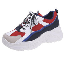 Charger l&#39;image dans la galerie, PU Running Shoes for Sneakers Women Scarpe Donna Breathable feminino Zapatillas Mujer femme 2019 Deportivas Zapatos
