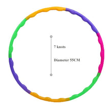 Charger l&#39;image dans la galerie, NEW detachable hoop adult children fitness circle plastic massage gymnastics hoop toy
