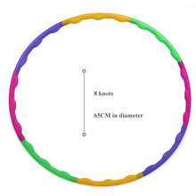 Charger l&#39;image dans la galerie, NEW detachable hoop adult children fitness circle plastic massage gymnastics hoop toy
