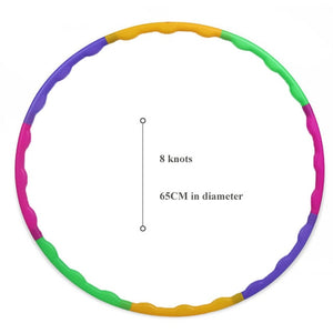 NEW detachable hoop adult children fitness circle plastic massage gymnastics hoop toy