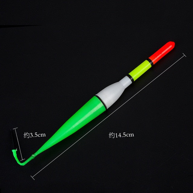 3Pcs Fishing Float Bobber High Sensitivity Float Marked Bold Tail Fir Wood Fluorescent Fishing Light Float Fishing Accessories
