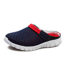 Charger l&#39;image dans la galerie, Men Sneakers Black Mesh Breathable Running Sport Shoes Male Lace Up Non-slip Men Low Athletic Sneakers Casual Mens Shoes

