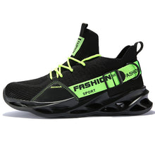 Charger l&#39;image dans la galerie, Men Sneakers Black Mesh Breathable Running Sport Shoes Male Lace Up Non-slip Men Low Athletic Sneakers Casual Mens Shoes
