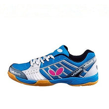 Charger l&#39;image dans la galerie, Men Table Tennis Shoes Indoor Black Blue Male Anti-Slip Tennis Sports Sneakers Lace Up Rubber Sole Ping Pong Shoes
