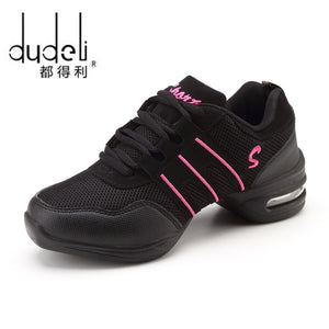Hot Sale 2020 EU35-42 Sports Feature Soft Outsole Breath Dance Shoes Sneakers For Woman Practice Shoes Modern Dance Jazz Shoes