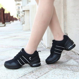 Hot Sale 2020 EU35-42 Sports Feature Soft Outsole Breath Dance Shoes Sneakers For Woman Practice Shoes Modern Dance Jazz Shoes