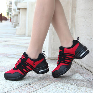 Hot Sale 2020 EU35-42 Sports Feature Soft Outsole Breath Dance Shoes Sneakers For Woman Practice Shoes Modern Dance Jazz Shoes