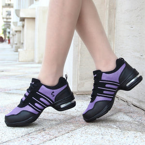 Hot Sale 2020 EU35-42 Sports Feature Soft Outsole Breath Dance Shoes Sneakers For Woman Practice Shoes Modern Dance Jazz Shoes