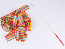 Charger l&#39;image dans la galerie, 2 Meters 4M 6M Colorful Gym Ribbons Dance Ribbon Rhythmic Art Gymnastics Ballet Streamer Twirling Rod Rainbow Stick Training
