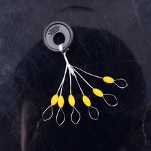Charger l&#39;image dans la galerie, 120Pcs 20Group Yellow Set High Quality Rubber Space Beans For Sea Carp Fly Fishing Accessories Spinner Bait Fish Sport Tool Face
