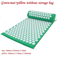 Charger l&#39;image dans la galerie, Massager Cushion Massage Yoga Mat Acupressure Relieve Stress Back Body Pain Spike Mat Acupuncture Massage Yoga Mat with Pillow
