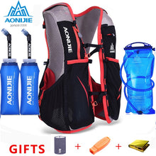 Charger l&#39;image dans la galerie, AONIJIE 5L Women Men Bag Marathon Hydration Vest Pack for 1.5L Water Bag Cycling Hiking Bag Outdoor Sport Running Backpack
