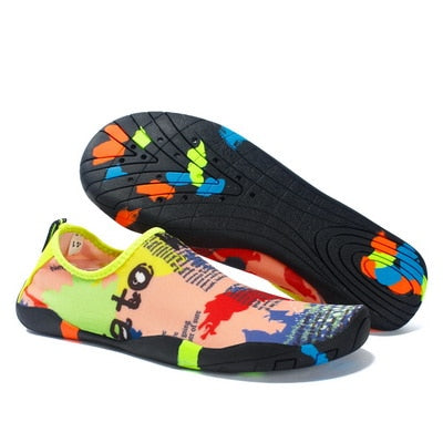 Swimming Water Aqua Shoes Men Women Beach Camping Shoes Adult Unisex Aqua Flat Soft Walking Lover yoga Shoes Non-slip sneakers