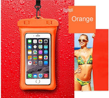 Charger l&#39;image dans la galerie, 2019 Runseeda 6Inch Floating Airbag Swimming Bag Waterproof Mobile Phone Pouch Cell Phone Case For Swim Diving Surfing Beach Use
