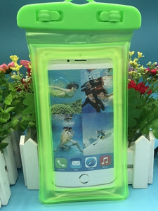 2019 Runseeda 6Inch Floating Airbag Swimming Bag Waterproof Mobile Phone Pouch Cell Phone Case For Swim Diving Surfing Beach Use