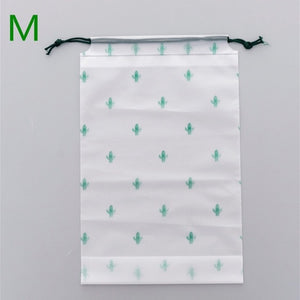 1pc Drawstring Swimming Bags Transparent Clothes Bag Sports Travel Storage Bags 3 Styles