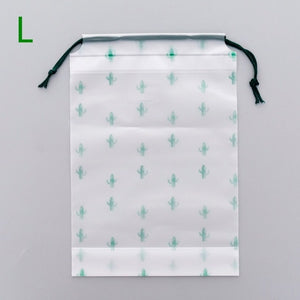 1pc Drawstring Swimming Bags Transparent Clothes Bag Sports Travel Storage Bags 3 Styles