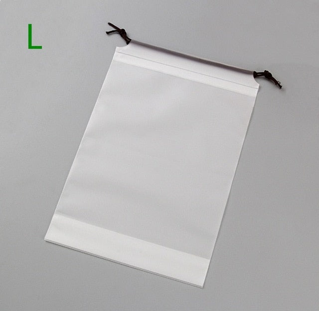 1pc Drawstring Swimming Bags Transparent Clothes Bag Sports Travel Storage Bags 3 Styles